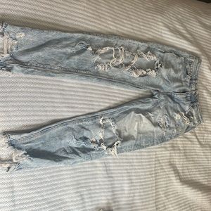 American Eagle mom jeans size 0